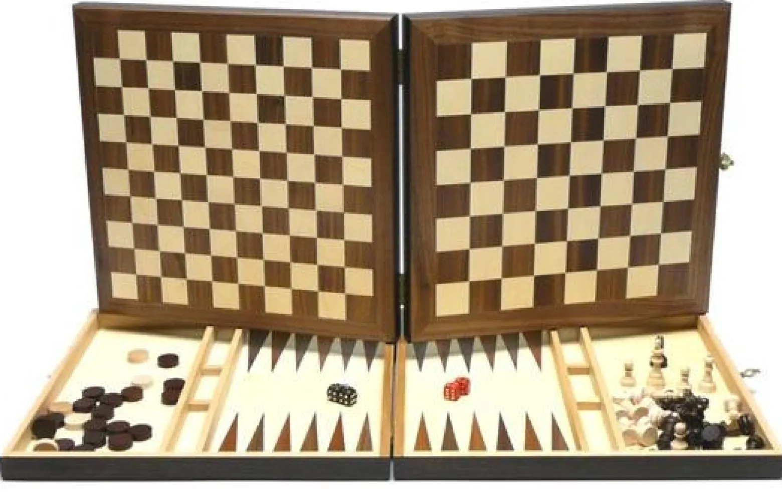 Zestaw Szachy / Backgammon / Warcaby (HG - 670000)